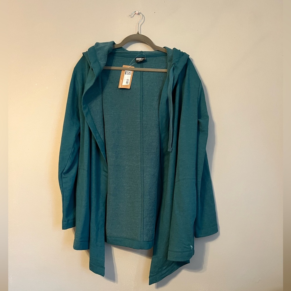 Eddie Bauer hooded cardigan